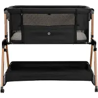 Qute Co-Sleeper Q-Breez Plus Woody Zwart