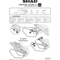 Shad Support de valise latérale pour Moto KTM 200 Duke 2017 à 2018 K0DK17SE Neuf