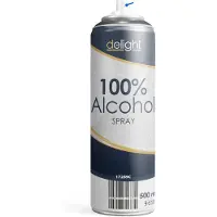 Delight 100% Alcohol Spray - 500ml - Reinigend & Ontvetten - Sneldrogend - Voor Elektronica Onderhoud - Niet Geschikt Voor Huid of Consumptie [17289C]