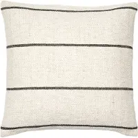 Broste Copenhagen Sigrid kussenhoes 50x50 cm Light beige-black