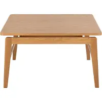 Ebuy24 Edda Salontafel - Vierkant - Eiken