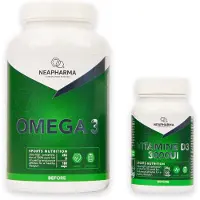 Neapharma Maximale weerstand bundel: Visolie Omega 3 en Vitamine D3 (3000UI)