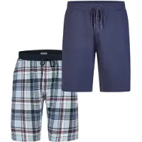 Phil&Co. Pyjamabroek 'Classic' lichtblauw / donkerblauw / rood