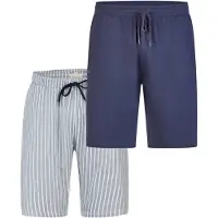 Phil&Co. Pyjamabroek 'Classic' blauw / donkerblauw / lichtgrijs