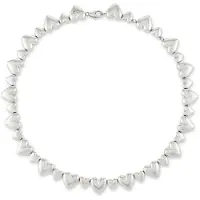 Copenhagen Studios Ketting 'Puffy Hearts' zilver