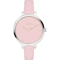 s.Oliver Analoog horloge rosa