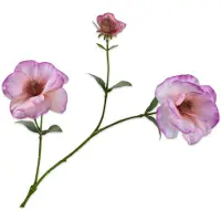 Silk-ka - Kunstbloem - roze - H72 cm - 2 stuks