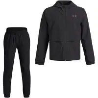 Under Armour Unstoppable Woven Trainingspak Full-Zip Kids Zwart