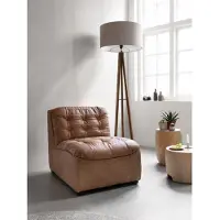 MUST Living Porto Cristo lampenvoet teakhout zwart 30x160cm