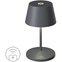 Villeroy & Boch | Tafellamp SEOUL RC | Antraciet | oplaadbare tafellamp | Indoor-outdoor|