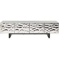 Kare design TV-meubel Caldera chroom