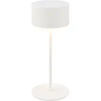 Briloner Kira - Tafellamp oplaadbaar - dimbaar - met touchfunctie - warm wit licht - binnen en buiten - in hoogte verstelbaar - Ø8 x 19 cm - oud wit