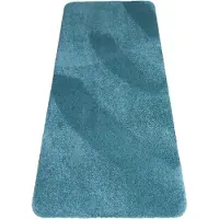 Prima - Soft - Badmat - wastafelmat - loper - blauw - groen - 60x150cm - antislip