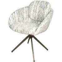 Moods Collection Eetkamerstoel Nice poot Moon 360 anodic brown - be stylish light green 26