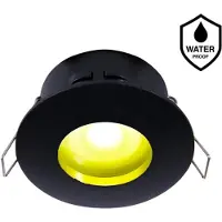 Tuya Smart Inbouwspot Zwart 5W | Waterdicht | 70 mm | 2700-6500K en full-colour