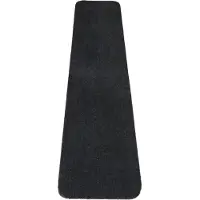 Prima - Soft - Wastafelmat - Badmat - Loper - zwart - antraciet - 40x180cm - antislip