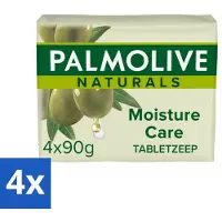 Palmolive Tabletzeep Naturals Olijf Melk 4x 90 gr - Voordeelverpakking - 4 stuks