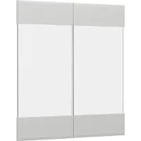 Vicco R-Line Keukenfront – 59.2 x 59 cm meubelfront voor de glazen hangkast Wit Landhuis