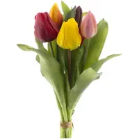 Exner Real touch tulpen - Bos met 7 stengels - Mix color - 31 cm