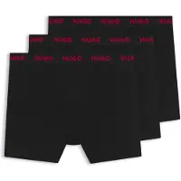 HUGO Boxershorts rood / zwart