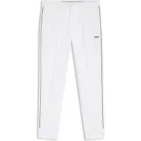 BOSS Trainingsbroek van een katoenmix met biezen Maat XL