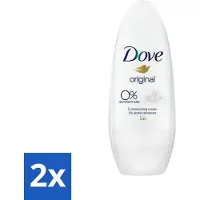 Dove 2 x Original - Deodorant Roll-on - 50 ml - Deodorant - Antitranspirant - - Roll-on - Alcoholvrij