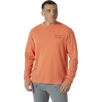 Helly Hansen Skog Graphic Tee T-shirt Met Lange Mouwen Oranje S Man