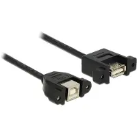 DeLOCK USB A naar USB B inbouw printerkabel -