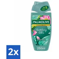 Palmolive 2 x Douchegel Thermal Revitalising Gel 250 ml - Douchegel - Algen - Lotusbloem - Revitaliserend - Hydraterend