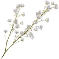Silk-ka - Kunstbloem - creme - H94 cm - 2 stuks