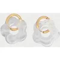 Yehwang Rosy - Oorbellen - Clear White