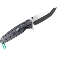Xtreme X-Treme Black & Green Rope Knife RVS Zakmes+ Paracord Assisted Flipper Assist Roestvrijstaal Klapmes