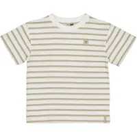LEVV Little T-shirt met backprint groen Jongens Katoen Ronde hals Backprint - maat 86