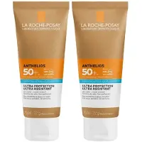 La Roche-Posay Anthelios Zonnecrème Spf50+ ECO-tube | voor een gevoelige huid | Glycerine 2x75 ml Lotion