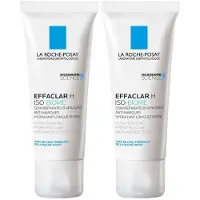 La Roche-Posay Effaclar H Iso-Biome Ultra-Verzachtende Herstellende Anti-Imperfecties Verzorging 2x40 ml Crème
