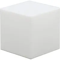 New Garden Deco-solarlamp buiten Cuby, dimbaar, wit / opaal, Kunststof, Modern, solar tuinverlichting