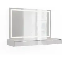 Vicco Sherry Kaptafel – 120 cm 2 delen Wit
