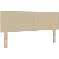 vidaXL LED Hoofdbord met hoofdeinde Grijs Groen 160 cm Corduroy stof