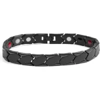 Lucleon Zwarte Titanium Armband