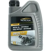 Protecton Motorolie Synthetisch - Mid-SAPS - Brandstof besparend - 0W-20 C5 - Anti-slijtage- en anticorrosie-eigenschappen - 1 Liter