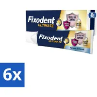 Fixodent Kleefpasta Ultimate Fresh 40 gr - Voordeelverpakking - 6 stuks