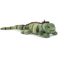 Semo Leguaan Knuffel - groen - pluche - hagedis knuffeldier - 36 cm