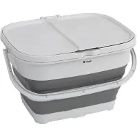 Outwell - Collaps RecycleIt Bucket - Bewaarbakje 45,5 x 34 x 28 cm, grijs