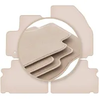 Premium beige vloermatten voor: Ford Galaxy MK2 minivan 2006-2012