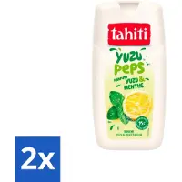 Tahiti 2 x – Douchegel – Yuzu Peps Yuzu & Munt - 250 ml - Douchegel Yuzu Munt - Frisse Douchegel - Yuzu En Munt - Energieke Douchegel - Verkoelende Douchegel