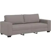 vidaXL 3-zitsbank Taupe 220x77x82 cm Stof