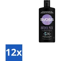 Syoss – Shampoo – Intense Plex – 440 ml - Voordeelverpakking - 12 stuks