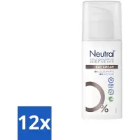 Neutral 12 x Face Cream 50 ml - Gevoelige Huid - Dagcrème - Hydratatie - Glycerine - Parfumvrij