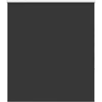 vidaXL Rolgordijn verduisterend 140x175 cm stofbreedte 136,6 cm zwart