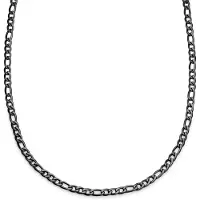Lucleon Curtis Amager Gunmetal Figaro-schakelketting